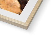 Nude on a Blue Cushion Framed & Mounted Print