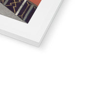 Actors in the Noh theater play Kokaji Framed & Mounted Print