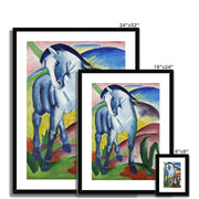 Blue Horse I Framed & Mounted Print
