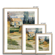 Landscape near Arles Framed & Mounted Print