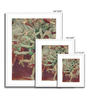 Study for the Museum of Fine Arts, Boston, Murals: Orestes and the Furies Framed & Mounted Print