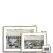 Bridge at Argenteuil on a Gray Day Framed & Mounted Print