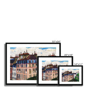 Rooftops, Paris Framed & Mounted Print