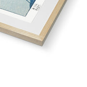 Blossoming Cherry on a Moonlit Night Framed & Mounted Print