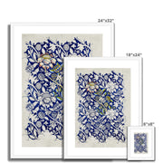 Watercolour for Printed Fabric Design: Wey Famous Artwork Framed & Mounted Print