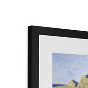 Bathers in Perros Guirec Framed & Mounted Print