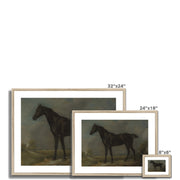 Golding Constable's Black Riding-Horse Framed & Mounted Print