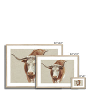 Head of a Cow or Ox Framed & Mounted Print