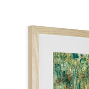 Bridge over a Pond of Water Lilies Framed & Mounted Print