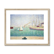 Entrance of The Port of Honfleur Framed & Mounted Print