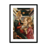 Madonna and Child with Angels (1465–1470) Framed & Mounted Print