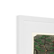 Autumn at Akiba shrine in Ukiji (1857) vintage Japanese prints Framed & Mounted Print