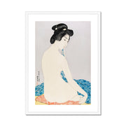 Woman After a Bath Framed & Mounted Print