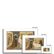 The pilgrims of Emmaus Framed & Mounted Print