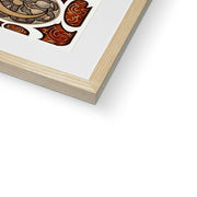 Zodiaque or La Plume Framed & Mounted Print