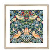 Strawberry Thief Pattern Framed & Mounted Print