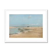 Beach at Low Tide Framed & Mounted Print