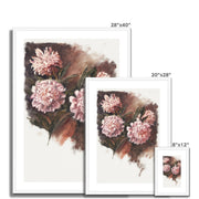 Red Peonies during 19th–20th century Framed & Mounted Print