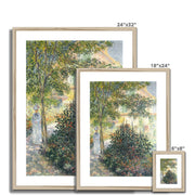 Camille Monet in the Garden at Argenteuil Framed & Mounted Print