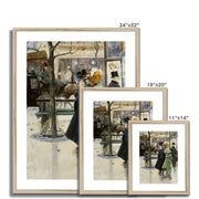 On the Boulevards Framed & Mounted Print