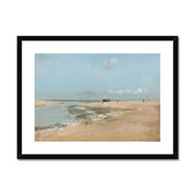 Beach at Low Tide Framed & Mounted Print