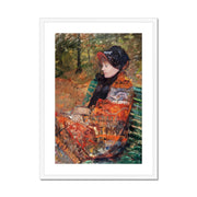 Autumn, portrait of Lydia Cassatt Framed & Mounted Print