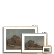An Autumnal Landscape at East Bergholt Framed & Mounted Print