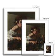 Boy Bitten by a Lizard Framed & Mounted Print