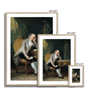 Portrait of Gaspar Melchor de Jovellanos  Framed & Mounted Print