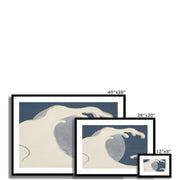 Waves and sun from Momoyogusa–Flowers of a Hundred Generations Framed & Mounted Print