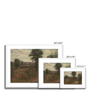 Lane near Dedham Framed & Mounted Print