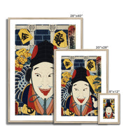 One of the portrait from the collection of portraits, Portraits of an Actor Framed & Mounted Print