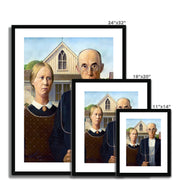 American Gothic Framed & Mounted Print
