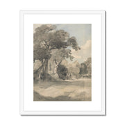Trees in a Meadow Framed & Mounted Print