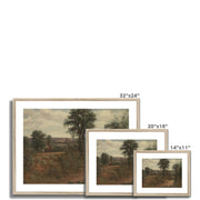 Lane near Dedham Framed & Mounted Print