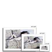 Nude on a Couch Framed & Mounted Print
