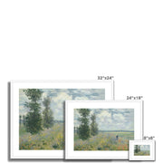 Poppy Fields near Argenteuil Framed & Mounted Print