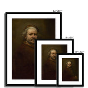 Self Portrait at the Age of 63 Framed & Mounted Print