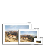 The Hill of the Alhambra, Granada Framed & Mounted Print