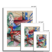 Landscape with Animals Framed & Mounted Print