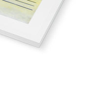 Yellow-Red-Blue abstract Framed & Mounted Print