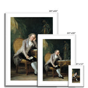 Portrait of Gaspar Melchor de Jovellanos  Framed & Mounted Print