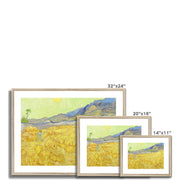 Wheatfield with a reaper Framed & Mounted Print