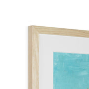 Vase with Three Sunflowers Framed & Mounted Print