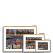 The Seine at Argenteuil Framed & Mounted Print
