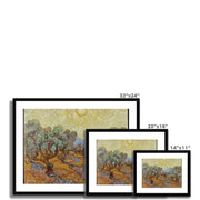 Olive Trees (1889) Framed & Mounted Print