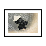 Snow from Momoyogusa - Flowers of a Hundred Generations Framed & Mounted Print