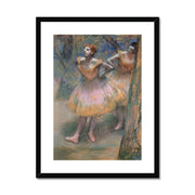 Two Dancers Framed & Mounted Print