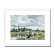 The River Oise near Pontoise Framed & Mounted Print