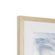 Yellow and Blue Framed & Mounted Print